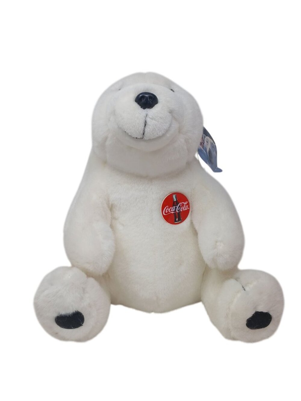 Coca Cola Polar Bear Plush Stuffed Animal W/ Tag 12" Toy 1993 Vintage #S1C